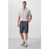 TOMMY LIFE Kot Lacivert Standart Fit Dokuma Hafif Esnek Chino Erkek Şort - 81290