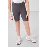 TOMMY LIFE Koyu Bej Pamuklu Kısa Paça Standart Fit Kız Çocuk Taytı, T17KG-75188