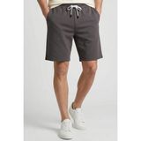 TOMMY LIFE Koyu Gri Standart Fit Basic Arka Cepli Erkek Şort - 81314