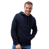 TOMMY LIFE Lacivert Kanguru Cep Standart Kalıp Kapüşonlu Erkek Sweatshirt - 87872, Lacivert, S