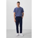 TOMMY LIFE Lacivert Standart Fit Dokuma Hafif Esnek Chino Erkek Pantolon - 82175
