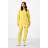 TOMMY LIFE Limon O Yaka Basic Oversize Kadın Eşofman Tunik Takım - 95347