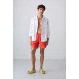 Tommy Life Oranj Hızlı Kuruyan Standart Fit Erkek Deniz Şortu - 81237 - 2XL