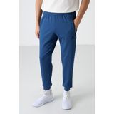 Tommy Life Parlament Fermuar Cepli Standart Kalıp Jogger Erkek Eşofman Alt - 84587 - 2XL