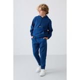 Tommy Life Parlament Kalın Yumuşak Dokulu Standart Fit Nakışlı Polar Erkek Çocuk Eşofman Alt - 11219 - 8 - 9 Yaş