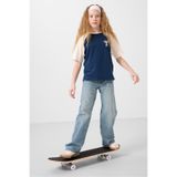 TOMMY LIFE Parlament O Yaka Pamuklu Baskılı Oversize Fit Kız Çocuk T-Shirt - 75179