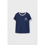 Tommy Life Parlament Omuz Biye Detaylı Baskılı Kız Çocuk T-Shirt - 75181 - 8 - 9 Yaş
