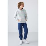 Tommy Life Parlament Pamuklu Kalın İçi Tüylü Standart Fit Baskılı Erkek Çocuk Eşofman Alt - 11225 - 9 - 10 Yaş