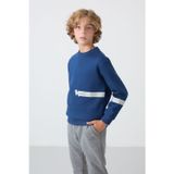 Tommy Life Parlament Pamuklu Kalın Içi Tüylü Yumuşak Dokulu Standart Fit Baskılı Erkek Çocuk sweatshirt - 11238