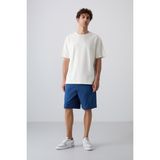 TOMMY LIFE Parlament Pamuklu Kalın Yumuşak Dokulu Comfort Fit Basic Erkek Şort - 81261