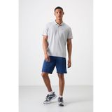 Tommy Life Parlament Polyester Kalın Yumuşak Comfort Fit Erkek Şort - 81271 Mavi