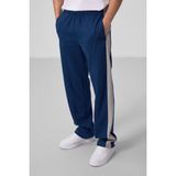 Tommy Life Parlament-Taş Yüzeyi Dokulu Standart Fit Palazzo Erkek Pantolon - 82171 - Parlament Mavisi - Taş - XL