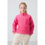 Tommy Life Şeker Pembe Kalın Yumuşak Dokulu Standart Fit Nakışlı Polar Kız Çocuk Sweatshirt - 75157 - 9 - 10 Yaş