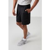 TOMMY LIFE Siyah Kalın Yumuşak Comfort Fit Erkek Şort - 81272