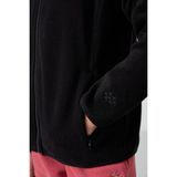 Tommy Life Siyah Kalın Yumuşak Dokulu Standart Fit Nakışlı Polar Kız Çocuk Sweatshirt - 75154 - 14 - 15 Yaş