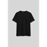 TOMMY LIFE Siyah O Yaka Standart Fit Basic Kadın T-Shirt - 97311