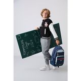Tommy Life Siyah Pamuklu Kalın İçi Tüylü Yumuşak Dokulu Standart Fit Nakışlı Erkek Çocuk Kolej Ceket - 11258