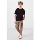 TOMMY LIFE Siyah Pamuklu Yumuşak Dokulu Oversize Baskılı Erkek Çocuk T-Shirt - 11285