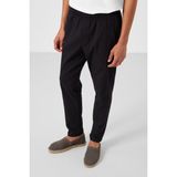 TOMMY LIFE Siyah Standart Fit Dokuma Hafif Esnek Chino Erkek Pantolon - 82179