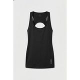 Tommy Life Siyah Standart Fit Sırt Detaylı Performans Kadın Spor Atlet - 97297