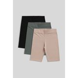 Tommy Life Standart Fit Basic 3lü Paket Siyah-Haki-Koyu Bej Kız Çocuk Tayt - 75188 - Siyah - Haki - Koyu Bej - 8 - 9 Yaş