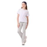 TOMMY LIFE Taş Esnek Standart Fit Basic Performans İspanyol Paça Kız Çocuk Taytı, 10-11 Yaş