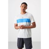 Tommy Life Taş Nefes Alan Jakarlı İnce Esnek Standart Fit Erkek Performans T-Shirt - 88398 - XL