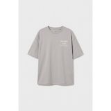 Tommy Life Taş Oversize Kısa Kollu Baskılı Kız Çocuk T-Shirt - 75175 - 10 - 11 Yaş
