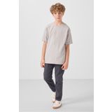 TOMMY LIFE Taş Pamuklu Yumuşak Dokulu Oversize Baskılı Erkek Çocuk T-Shirt - 11301