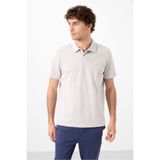 TOMMY LIFE Taş Standart Kalıp Basic Polo Yaka Erkek T-shirt - 87748