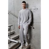 TOMMY LIFE Taş Yüzeyi Dokulu Oversize Erkek Eşofman Takım - 85275