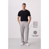 TOMMY LIFE Taş Yüzeyi Dokulu Standart Fit Palazzo Erkek Pantolon - 82171