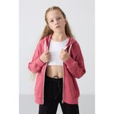 Tommy Life Yaban Gülü Pamuklu Içi Tüylü Yumuşak Dokulu Standart Fit Nakışlı Kız Çocuk sweatshirt - 75149 - 11 - 12 Yaş