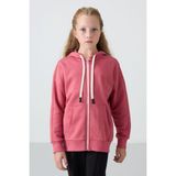 Tommy Life Yaban Gülü Pamuklu Içi Tüylü Yumuşak Dokulu Standart Fit Nakışlı Kız Çocuk sweatshirt - 75149 - 9 - 10 Yaş