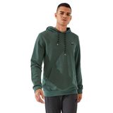 TOMMY LIFE Yeşil Kanguru Cep Standart Kalıp Kapüşonlu Erkek Sweatshirt - 87872, Yeşil, 2XL