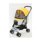 Tommy Sarı 67x47x98 cm Max 15 kg Evcil Hayvan Arabası