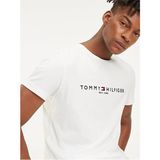Tommy Sıfır Yaka Erkek T-Shirt - Beyaz - L