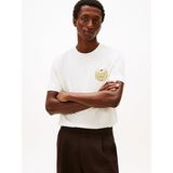 Tommy Sıfır Yaka Erkek T-Shirt - Beyaz - XL