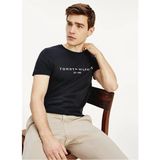 Tommy Sıfır Yaka Erkek T-Shirt - Lacivert - XL