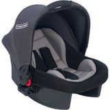 TommyBaby Bebek Taşıma Puseti 0-36 kg 3 Noktalı Emniyet Kemerli Zararsız Boya ve Cila Kaplama - Antrasit