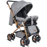 Tommybaby Classic Çift Yön Bebek Arabası Tam Yatarlı kahverengi