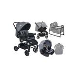 Tommybaby Elegant Yenidoğan Seti Bebek Arabası Beşik Ana Kucağı Gri