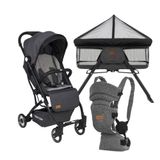 Tommybaby İnci 3'lü Set Kabin Bebek Arabası Katlanır Beşik Kanguru