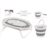 Tommybaby Katlanır Küvet Seti 4'lü Set Banyo Seti