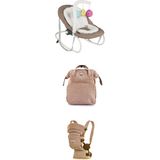 Tommybaby Premium 3'lü Set-Ana Kucağı-Çanta-Kanguru Kahverengi
