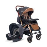 TommyBaby Tornado Travel Çift Yönlü Bebek Arabası Seyahat Sistem Puset kahverengi