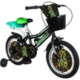 Tommybike 16 Jant Kız Çocuk Bisikleti Vitessiz Aksesuarlı 5-8 Yaş Yeşil Renk