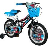 Tommybike 16 Jant Kız Çocuk Bisikleti Vitessiz Mavi Renkli Aksesuarlı 5-8 Yaş