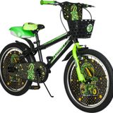 TommyBike 20 jant Bisiklet Lüx Aksesuarlı Cocuk Bisikleti 6-10 Yaş Yeşil