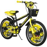 Tommybike 20 Jant Çocuk Bisikleti 6-10 Yaş Erkek Vitessiz Sarı Renkli Lüx Aksesuarlı